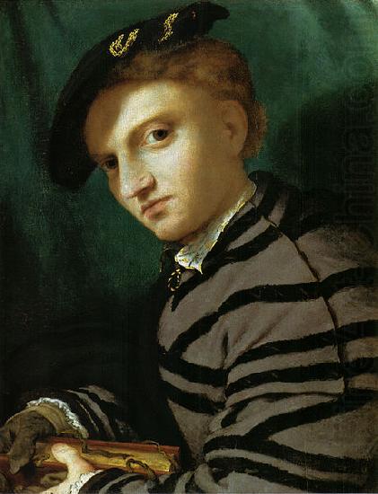 Lorenzo Lotto Portrait of a Young Man With a Book china oil painting image